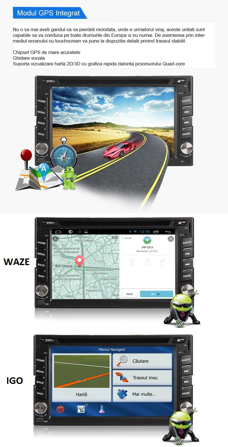 sistem de navigatie gps offline igo si online waze_1