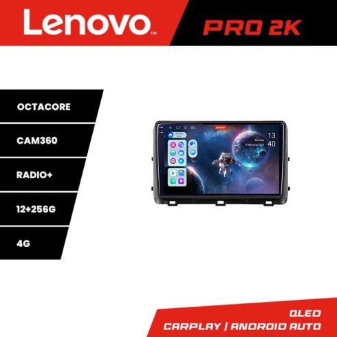 Navigatie Kia Ceed 2020- Android radio gps internet 8 core QLED 2K 12+256 360 Ram Lenovo