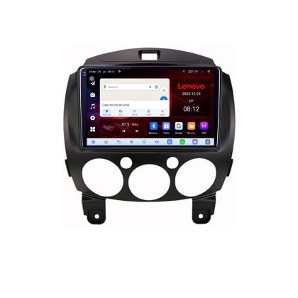 Navigatie Mazda 2 2007-2013 8 Core 2.2 Ghz 8+128 Qled Incell 1K Android 360 Carplay DSP AHD 1080P ADAS 4G Wifi 5Ghz Bluetooth PRO
