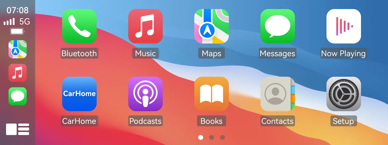 Apple CarPlay pe ecran