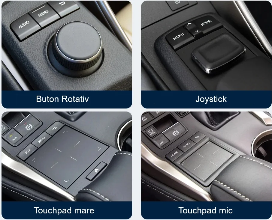 Lexus Remote Touch: buton rotativ / joystick / touchpad