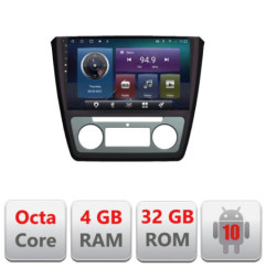 Navigatie dedicata Skoda Yeti 2009-2014 C-YETI Octa Core cu Android Radio Bluetooth Internet GPS WIFI 4+32GB
