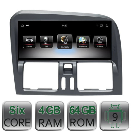 EXT-XC60-12-PX6 Navigatie dedicata Volvo XC60 2012-2014 PX6 Android GPS Internet