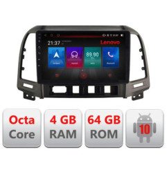 Navigatie dedicata Hyundai Santa Fe 2006-2012 E-008 Octa Core cu Android Radio Bluetooth Internet GPS WIFI DSP 4+64GB 4G