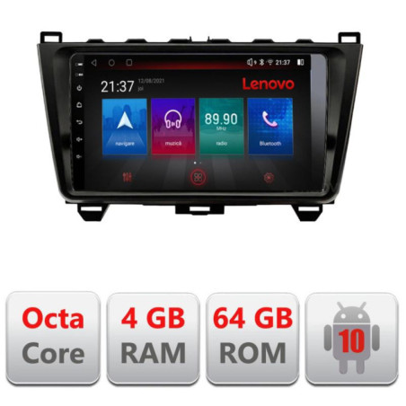 Navigatie dedicata Mazda 6 E-012 Octa Core cu Android Radio Bluetooth Internet GPS WIFI DSP 4+64GB 4G