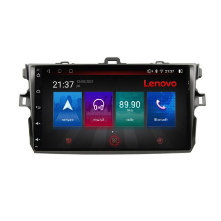 Navigatie dedicata Toyota Corolla 2007-2013 E-063 Octa Core cu Android Radio Bluetooth Internet GPS WIFI DSP 4+64GB 4G