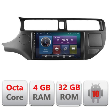 Navigatie dedicata Kia Rio 2012- C-204 Octa Core cu Android Radio Bluetooth Internet GPS WIFI 4+32GB