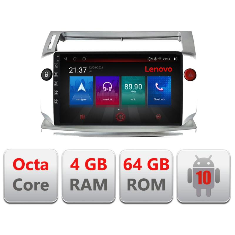 Navigatie dedicata Citroen C4 E-088 Octa Core cu Android Radio Bluetooth Internet GPS WIFI DSP 4+64GB 4G