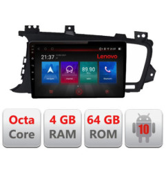 Navigatie dedicata Kia Optima 2011-2013 E-091 Octa Core cu Android Radio Bluetooth Internet GPS WIFI DSP 4+64GB 4G