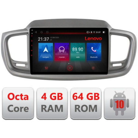 Navigatie dedicata Kia Sorento 2015- E-6528 Octa Core cu Android Radio Bluetooth Internet GPS WIFI DSP 4+64GB 4G