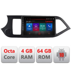 Navigatie dedicata Kia Picanto 2011-2015  E-217 Octa Core cu Android Radio Bluetooth Internet GPS WIFI DSP 4+64GB 4G