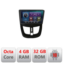 Navigatie dedicata Peugeot 207 C-PE01 Octa Core cu Android Radio Bluetooth Internet GPS WIFI 4+32GB
