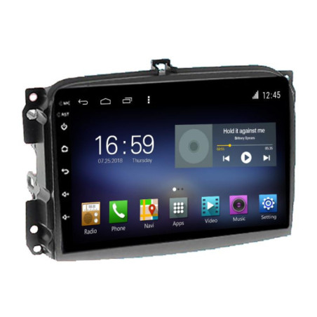 Navigatie dedicata Fiat 500L 2012-2017 F-500L Octa Core cu Android Radio Bluetooth Internet GPS WIFI DSP 8+128GB 4G