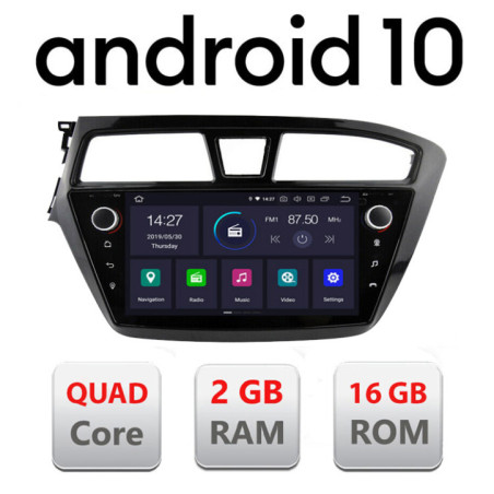 Navigatie dedicata Hyundai i20 2015-2018 EDT-G517 cu Android ecran tactil capacitiv Bluetooth Internet GPS