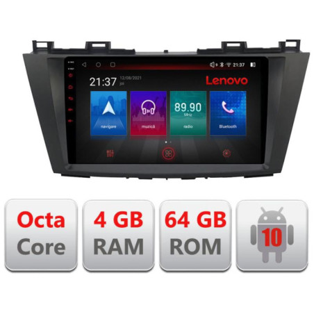 Navigatie dedicata Mazda 5 2010-2017 E-117 Octa Core cu Android Radio Bluetooth Internet GPS WIFI DSP 4+64GB 4G