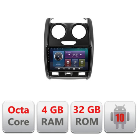 Navigatie dedicata Dacia Duster 2012-2019 C-157 Octa Core cu Android Radio Bluetooth Internet GPS WIFI 4+32GB