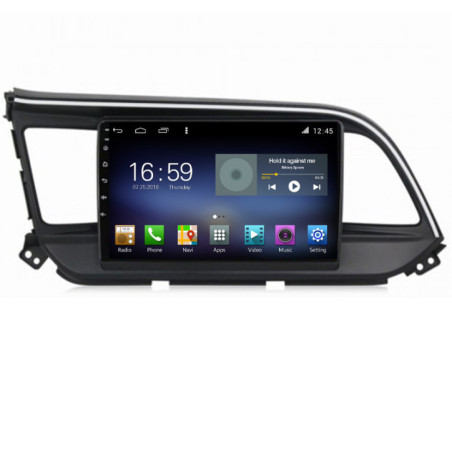Navigatie dedicata Hyundai Elantra 2018- F-1581 Octa Core cu Android Radio Bluetooth Internet GPS WIFI DSP 8+128GB 4G