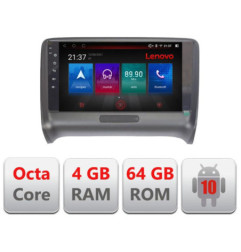 Navigatie dedicata Audi TT 2004-2011 E-078 Octa Core cu Android Radio Bluetooth Internet GPS WIFI DSP 4+64GB 4G
