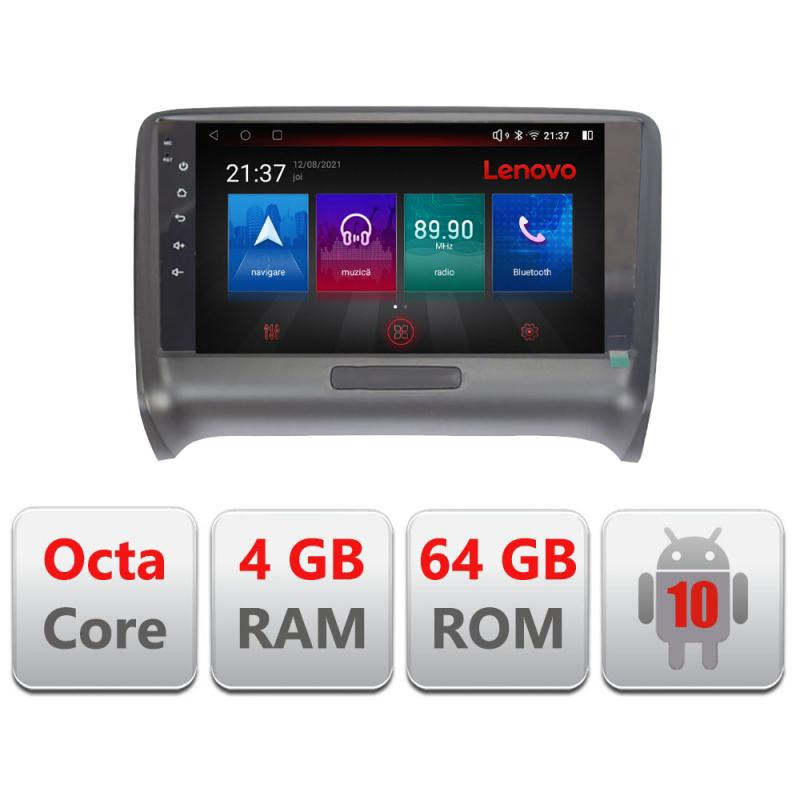 Navigatie dedicata Audi TT 2004-2011 E-078 Octa Core cu Android Radio Bluetooth Internet GPS WIFI DSP 4+64GB 4G
