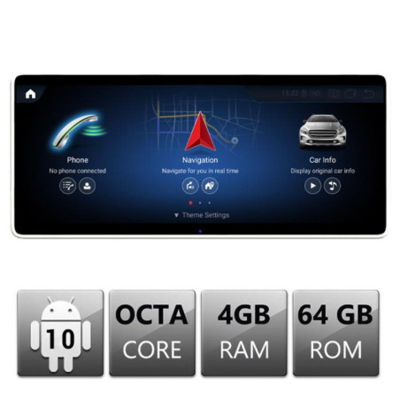 Navigatie dedicata Mercedes Clasa S W221 2006-2014 EDT-B1094N cu Android GPS Bluetooth Internet