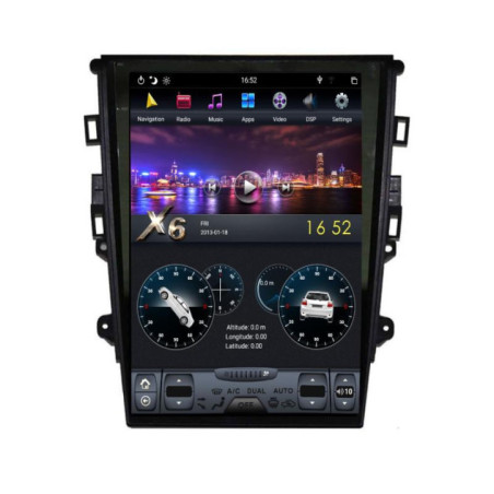 Navigatie dedicata Ford Mondeo 2013-2017 EDT-T377 cu climatronic cu Android GPS Bluetooth Radio Internet procesor Six Core si e