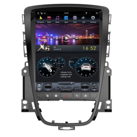 Navigatie dedicata Opel Astra J cu Android GPS Bluetooth Radio Internet procesor Six Core si ecran tip Tesla
