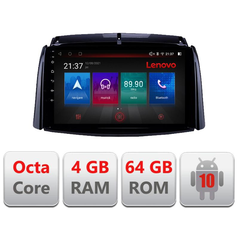 Navigatie dedicata Renault Koleos 2009-2016 E-KOLEOS Octa Core cu Android Radio Bluetooth Internet GPS WIFI DSP 4+64GB 4G