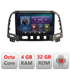 Navigatie dedicata Hyundai Santa Fe 2007-2012 C-008 Octa Core cu Android Radio Bluetooth Internet GPS WIFI 4+32GB