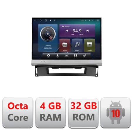 Navigatie dedicata Opel Astra J  C-072 Octa Core cu Android Radio Bluetooth Internet GPS WIFI 4+32GB