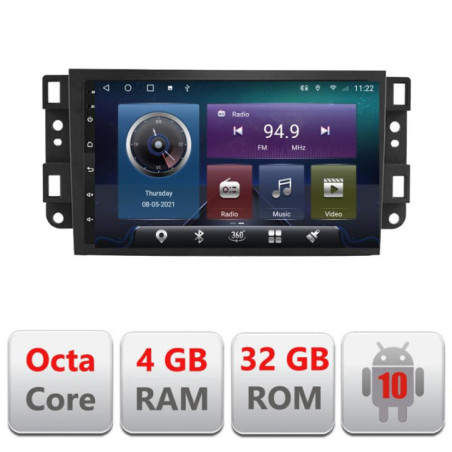 Navigatie dedicata Chevrolet Captiva C-020 Octa Core cu Android Radio Bluetooth Internet GPS WIFI 4+32GB