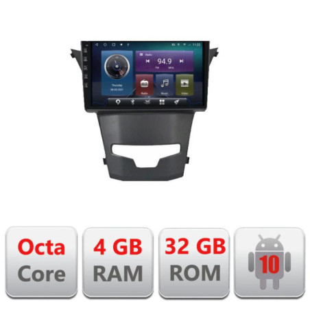 Navigatie dedicata Ssangyong Korando 2014-2019 C-1159 Octa Core cu Android Radio Bluetooth Internet GPS WIFI 4+32GB