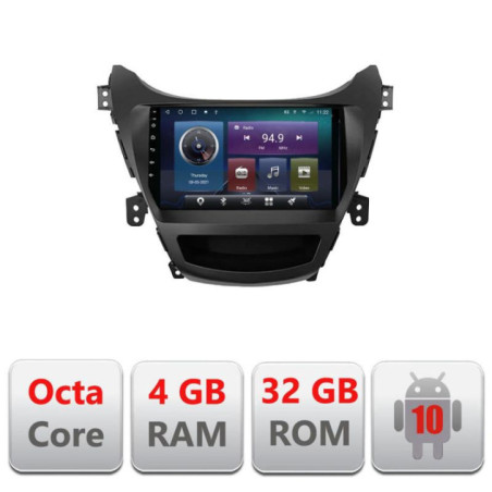 Navigatie dedicata Hyundai Elantra 2013-2015 C-359 Octa Core cu Android Radio Bluetooth Internet GPS WIFI 4+32GB