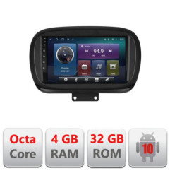 Navigatie dedicata Fiat 500 2014- C-539 Octa Core cu Android Radio Bluetooth Internet GPS WIFI 4+32GB