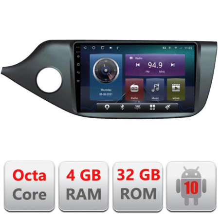 Navigatie dedicata Kia Ceed 2012-2018 C-KI39 Octa Core cu Android Radio Bluetooth Internet GPS WIFI 4+32GB