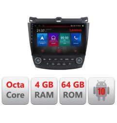 Navigatie dedicata Honda Accord 2004-2008 E-ACCORD Octa Core cu Android Radio Bluetooth Internet GPS WIFI DSP 4+64GB 4G