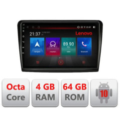 Navigatie dedicata Skoda Superb 2 E-SUPERB2 Octa Core cu Android Radio Bluetooth Internet GPS WIFI DSP 4+64GB 4G