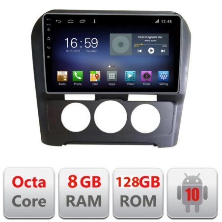 Navigatie dedicata Citroen C4 cu clima manuala 2015-2018 F-C4-AC Octa Core cu Android Radio Bluetooth Internet GPS WIFI DSP 8+1