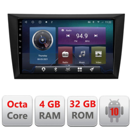 Navigatie dedicata VW Golf6 2009-2013 C-golf6 Octa Core cu Android Radio Bluetooth Internet GPS WIFI 4+32GB
