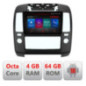 Navigatie dedicata Nissan Navara Pathfinder 2005-2010 E-NAV5 Octa Core cu Android Radio Bluetooth Internet GPS WIFI DSP 4+64GB