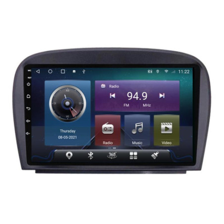 Navigatie dedicata Mercedes SL W230 2004-2011 C-W230 Octa Core cu Android Radio Bluetooth Internet GPS WIFI 4+32GB