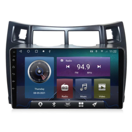 Navigatie dedicata Toyota Yaris 2008-2011 C-YARIS08 Octa Core cu Android Radio Bluetooth Internet GPS WIFI 4+32GB