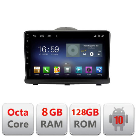 Navigatie dedicata Opel Antara F-019 Octa Core cu Android Radio Bluetooth Internet GPS WIFI DSP 8+128GB 4G