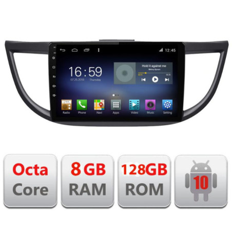 Navigatie dedicata  Honda CRV 2012-2016 F-469 Octa Core cu Android Radio Bluetooth Internet GPS WIFI DSP 8+128GB 4G