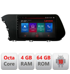 Navigatie dedicata Hyundai I20 2020- E-i20 Octa Core cu Android Radio Bluetooth Internet GPS WIFI DSP 4+64GB 4G