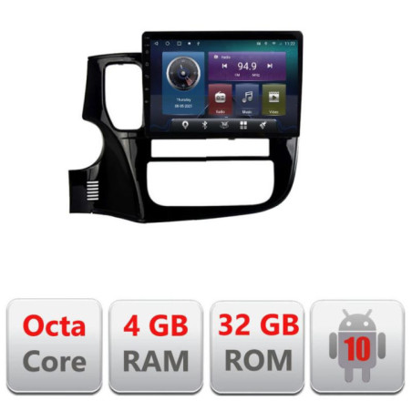 Navigatie dedicata Mitsubishi Outlander 2014- C-1230 Octa Core cu Android Radio Bluetooth Internet GPS WIFI 4+32GB