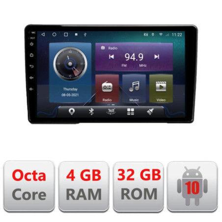 Navigatie dedicata Peugeot 308 2013-2018 C-308 Octa Core cu Android Radio Bluetooth Internet GPS WIFI 4+32GB