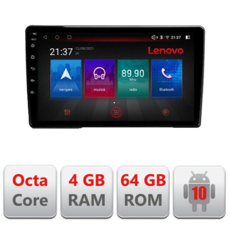 Navigatie dedicata Peugeot 308 2013-2018 E-308 Octa Core cu Android Radio Bluetooth Internet GPS WIFI DSP 4+64GB 4G