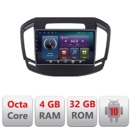 Navigatie dedicata Opel Insignia 2014-2016 C-338 Octa Core cu Android Radio Bluetooth Internet GPS WIFI 4+32GB
