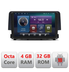 Navigatie dedicata Honda Civic 2016-2020 C-669 Octa Core cu Android Radio Bluetooth Internet GPS WIFI 4+32GB