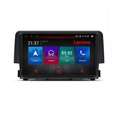Navigatie dedicata Honda Civic 2016-2020 E-669 Octa Core cu Android Radio Bluetooth Internet GPS WIFI DSP 4+64GB 4G